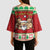 Poland Christmas Kimono Sleeve Blouse Pierogi Mascot Santa Claus Wesołych Swiat - Wonder Print Shop