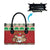Poland Christmas Leather Bag Pierogi Mascot Santa Claus Wesołych Swiat - Wonder Print Shop