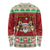 Poland Christmas Long Sleeve Shirt Pierogi Mascot Santa Claus Wesołych Swiat - Wonder Print Shop