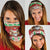 Poland Christmas Neck Gaiter Pierogi Mascot Santa Claus Wesołych Swiat - Wonder Print Shop