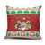 Poland Christmas Pillow Cover Pierogi Mascot Santa Claus Wesołych Swiat - Wonder Print Shop