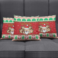 Poland Christmas Pillow Cover Pierogi Mascot Santa Claus Wesołych Swiat - Wonder Print Shop