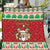 Poland Christmas Quilt Pierogi Mascot Santa Claus Wesołych Swiat - Wonder Print Shop