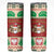 Poland Christmas Skinny Tumbler Pierogi Mascot Santa Claus Wesołych Swiat - Wonder Print Shop