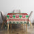 Poland Christmas Tablecloth Pierogi Mascot Santa Claus Wesołych Swiat - Wonder Print Shop