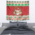 Poland Christmas Tapestry Pierogi Mascot Santa Claus Wesołych Swiat - Wonder Print Shop