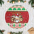 Poland Christmas Tree Skirt Pierogi Mascot Santa Claus Wesołych Swiat - Wonder Print Shop