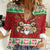 Poland Christmas Women Casual Shirt Pierogi Mascot Santa Claus Wesołych Swiat - Wonder Print Shop