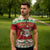 Poland Christmas Zipper Polo Shirt Pierogi Mascot Santa Claus Wesołych Swiat - Wonder Print Shop
