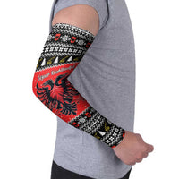 Personalized Albania Christmas Eagle Arm Sleeves The Double-headed Eagle - Wonder Print Shop