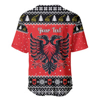 Personalized Albania Christmas Eagle Baseball Jersey The Double-headed Eagle - Wonder Print Shop