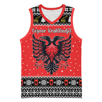 Personalized Albania Christmas Eagle Basketball Jersey The Double-headed Eagle - Wonder Print Shop