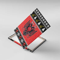 Personalized Albania Christmas Eagle Canvas Wall Art The Double-headed Eagle - Wonder Print Shop