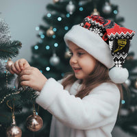 Personalized Albania Christmas Eagle Christmas Santa Hat The Double-headed Eagle - Wonder Print Shop