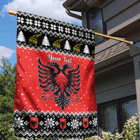 Personalized Albania Christmas Eagle Garden Flag The Double-headed Eagle - Wonder Print Shop