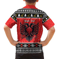 Personalized Albania Christmas Eagle Hawaiian Shirt The Double-headed Eagle - Wonder Print Shop