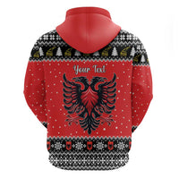 Personalized Albania Christmas Eagle Hoodie The Double-headed Eagle - Wonder Print Shop