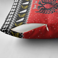 Personalized Albania Christmas Eagle Pillow Cover The Double-headed Eagle - Wonder Print Shop