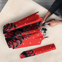 Personalized Albania Christmas Eagle Umbrella The Double-headed Eagle - Wonder Print Shop