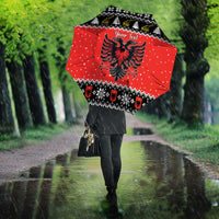 Personalized Albania Christmas Eagle Umbrella The Double-headed Eagle - Wonder Print Shop