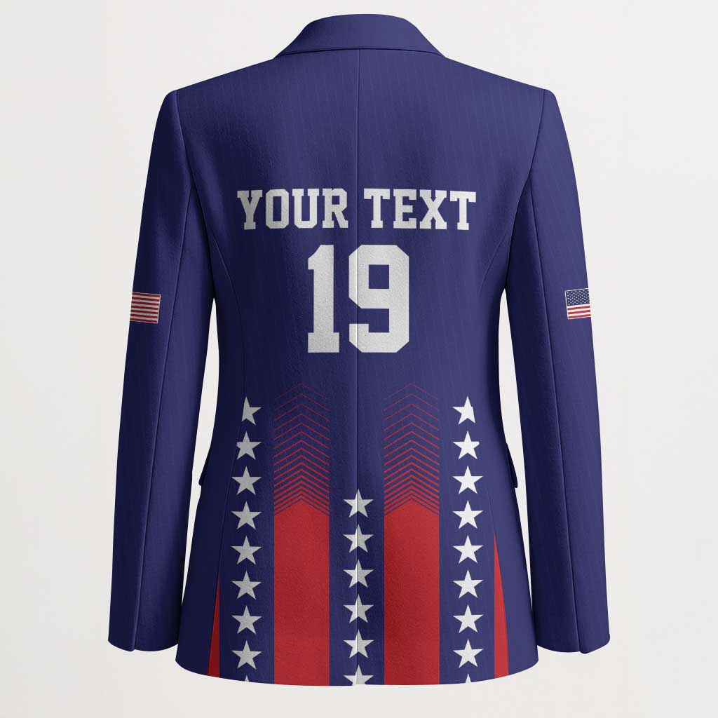 Custom World Soccer 2026 USA Blazer Stars, Stripes and Glory - Wonder Print Shop