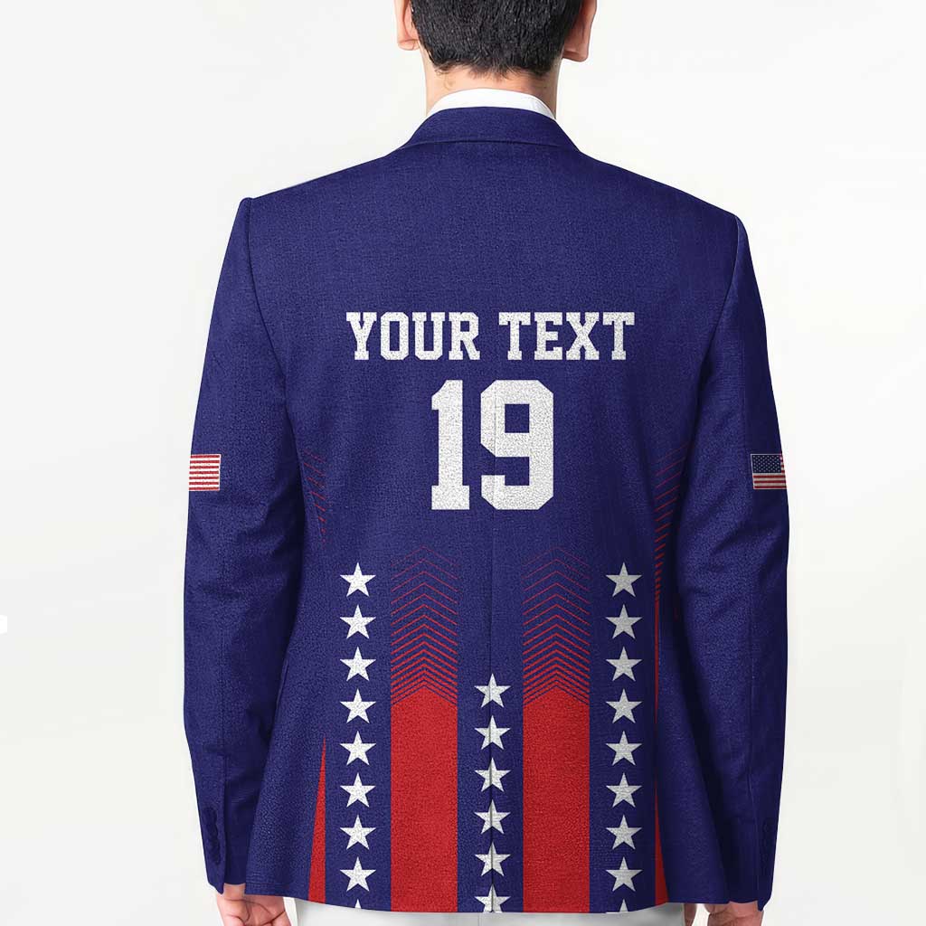 Custom World Soccer 2026 USA Blazer Stars, Stripes and Glory - Wonder Print Shop