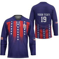 Custom World Soccer 2026 USA Hockey Jersey Stars, Stripes and Glory - Wonder Print Shop