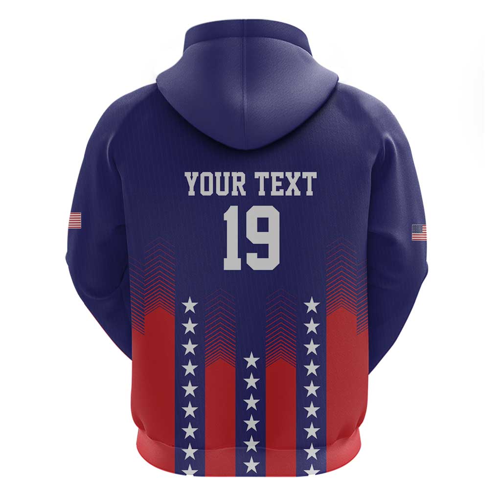 Custom World Soccer 2026 USA Hoodie Stars, Stripes and Glory - Wonder Print Shop
