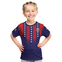 Custom World Soccer 2026 USA Kid T Shirt Stars, Stripes and Glory - Wonder Print Shop