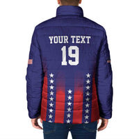 Custom World Soccer 2026 USA Padded Jacket Stars, Stripes and Glory - Wonder Print Shop
