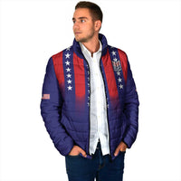 Custom World Soccer 2026 USA Padded Jacket Stars, Stripes and Glory - Wonder Print Shop