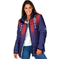 Custom World Soccer 2026 USA Padded Jacket Stars, Stripes and Glory - Wonder Print Shop