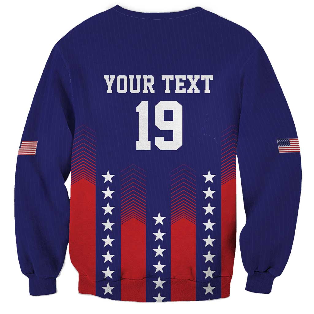 Custom World Soccer 2026 USA Sweatshirt Stars, Stripes and Glory - Wonder Print Shop