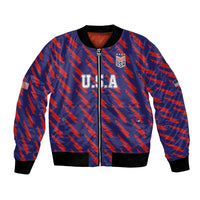 Custom World Soccer 2026 USA Bomber Jacket Road To Glory Bring It Home - Wonder Print Shop