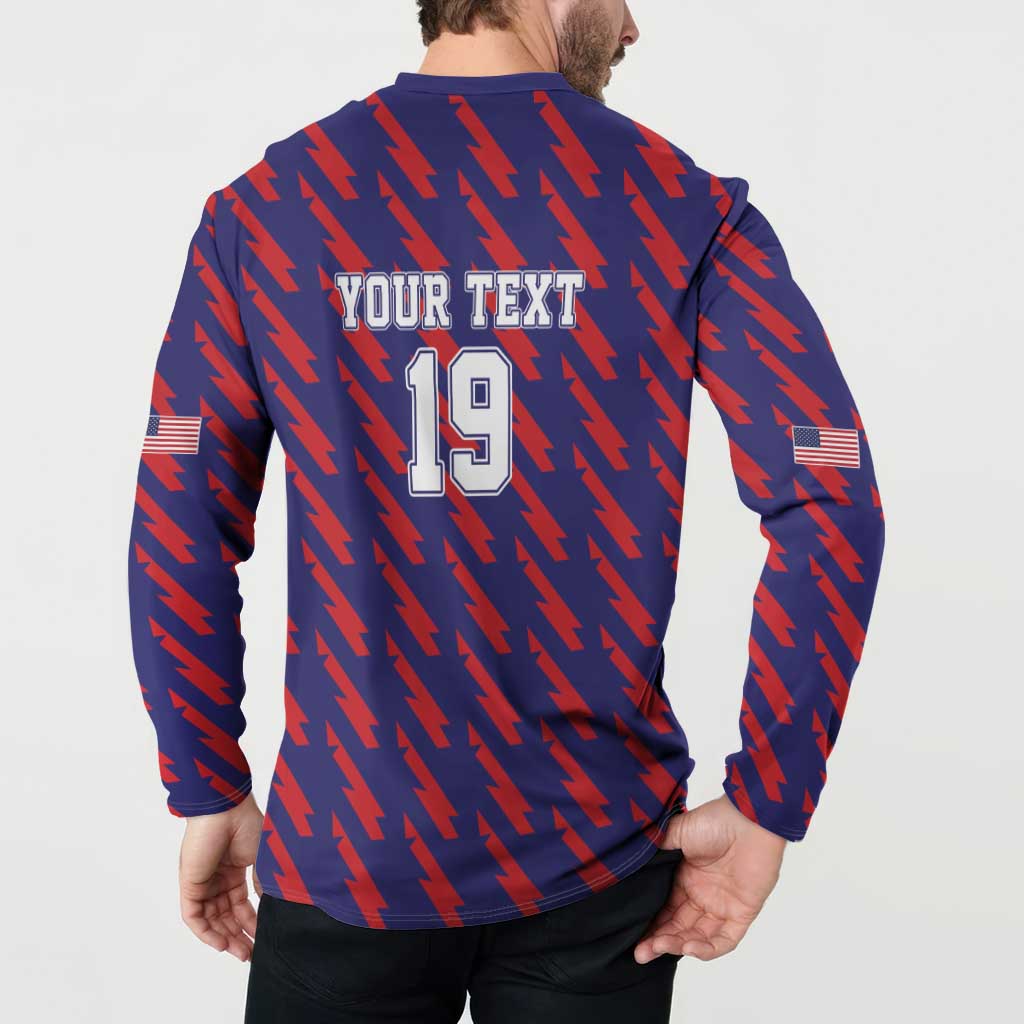 Custom World Soccer 2026 USA Button Sweatshirt Road To Glory Bring It Home - Wonder Print Shop