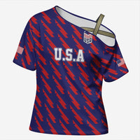Custom World Soccer 2026 USA Cross Shoulder Shirt Road To Glory Bring It Home - Wonder Print Shop
