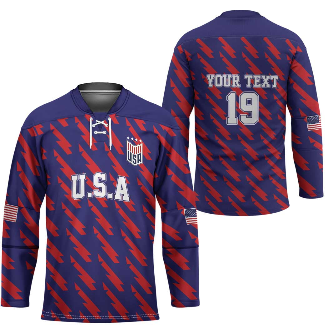 Custom World Soccer 2026 USA Hockey Jersey Road To Glory Bring It Home - Wonder Print Shop