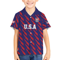 Custom World Soccer 2026 USA Kid Hawaiian Shirt Road To Glory Bring It Home - Wonder Print Shop