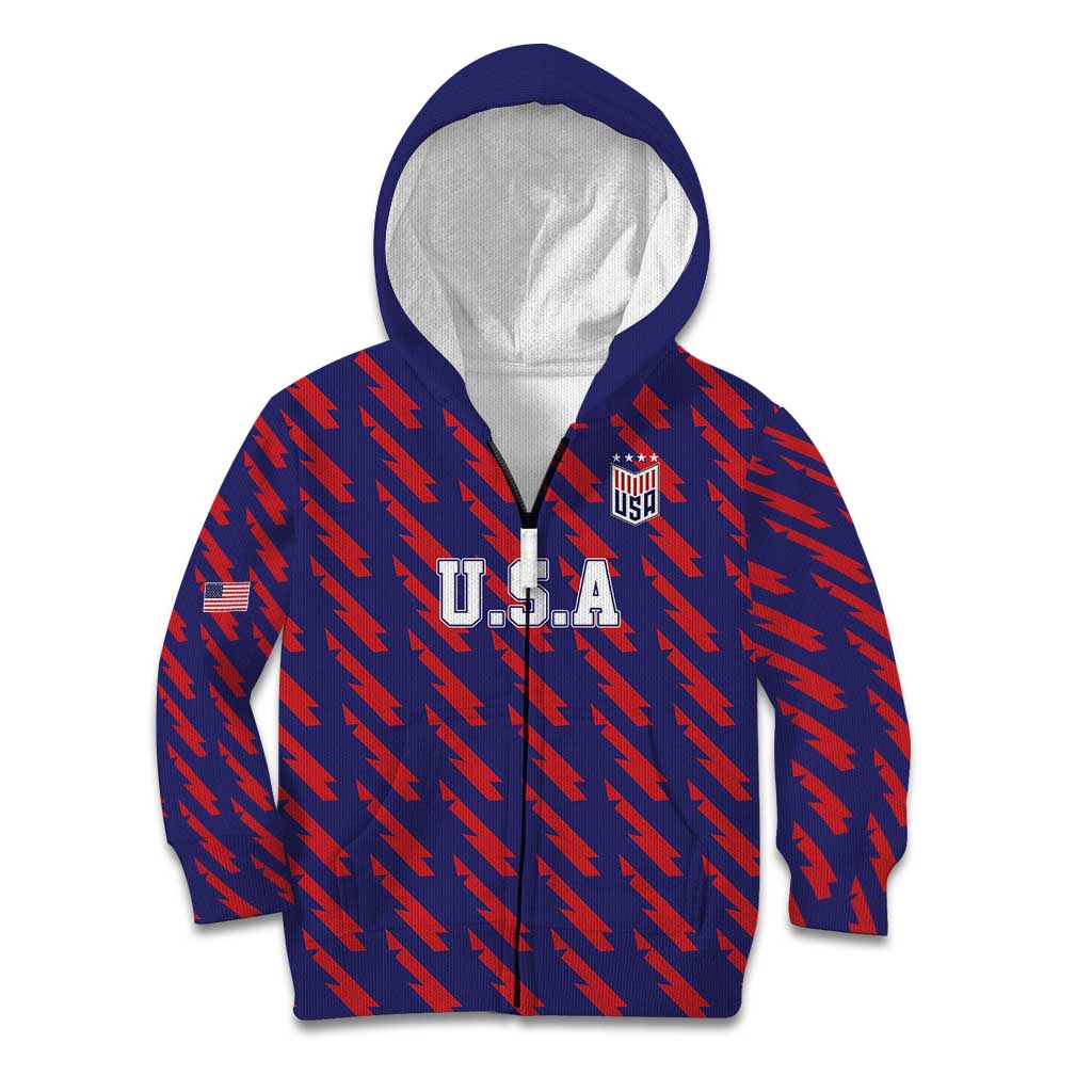 Custom World Soccer 2026 USA Kid Hoodie Road To Glory Bring It Home - Wonder Print Shop