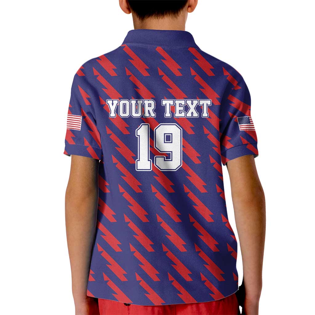 Custom World Soccer 2026 USA Kid Polo Shirt Road To Glory Bring It Home - Wonder Print Shop