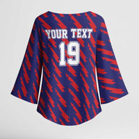 Custom World Soccer 2026 USA Kimono Sleeve Blouse Road To Glory Bring It Home - Wonder Print Shop