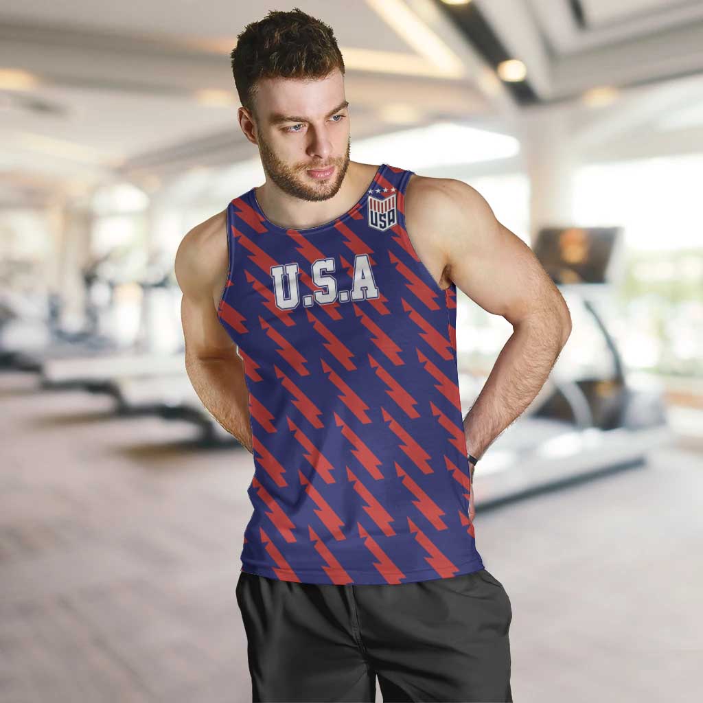 Custom World Soccer 2026 USA Men Tank Top Road To Glory Bring It Home - Wonder Print Shop