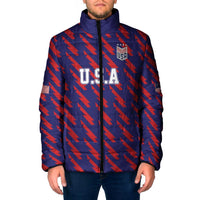 Custom World Soccer 2026 USA Padded Jacket Road To Glory Bring It Home - Wonder Print Shop