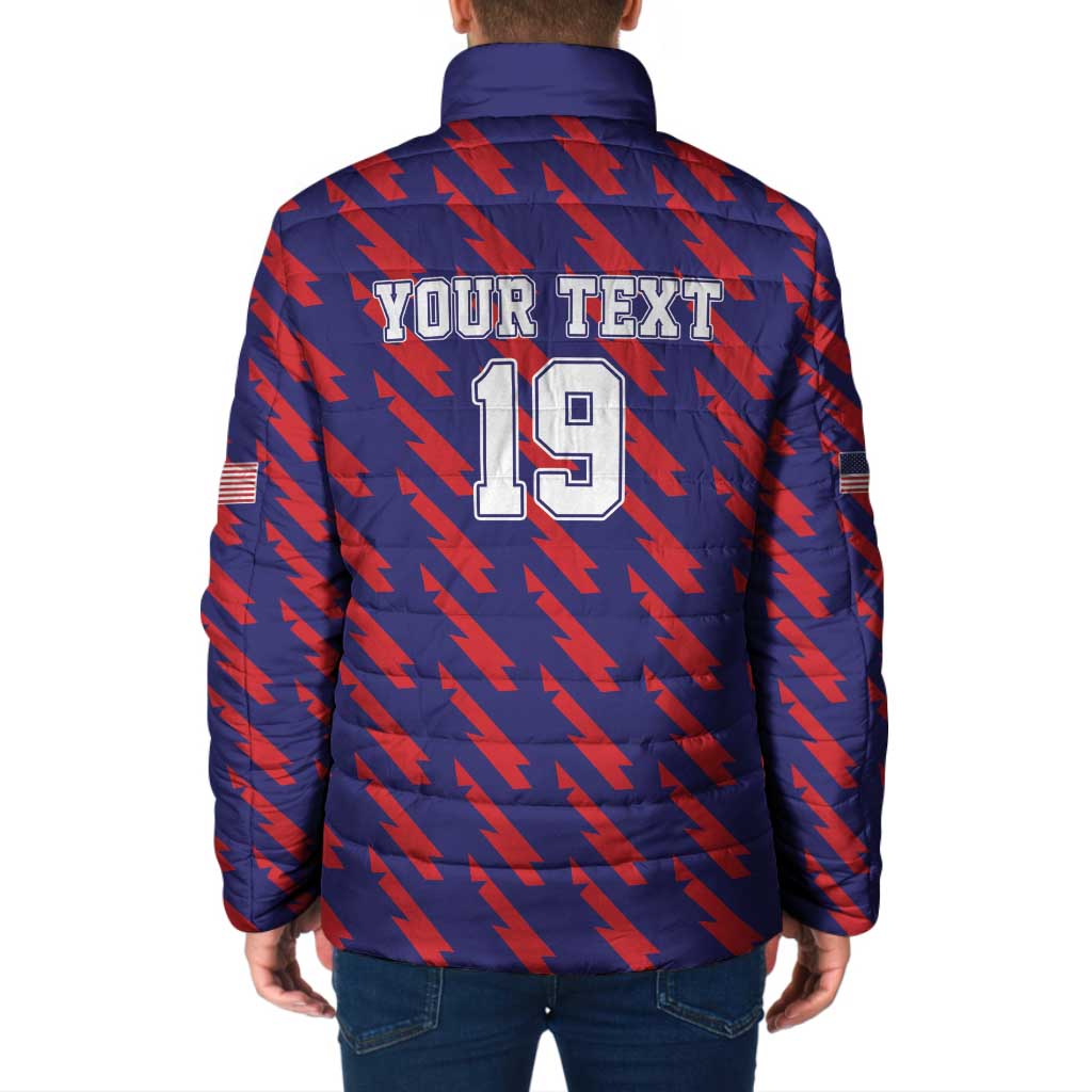 Custom World Soccer 2026 USA Padded Jacket Road To Glory Bring It Home - Wonder Print Shop