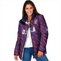 Custom World Soccer 2026 USA Padded Jacket Road To Glory Bring It Home - Wonder Print Shop