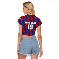 Custom World Soccer 2026 USA Raglan Cropped T Shirt Road To Glory Bring It Home - Wonder Print Shop