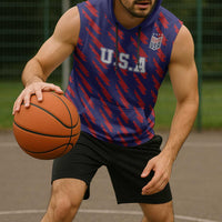 Custom World Soccer 2026 USA Sleeveless Hoodie Road To Glory Bring It Home - Wonder Print Shop