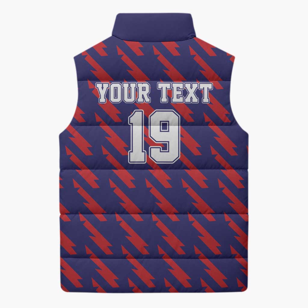 Custom World Soccer 2026 USA Sleeveless Puffer Jacket Road To Glory Bring It Home - Wonder Print Shop