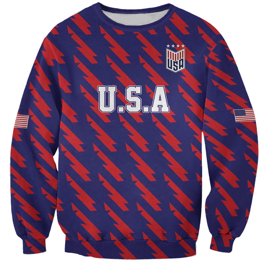 Custom World Soccer 2026 USA Sweatshirt Road To Glory Bring It Home - Wonder Print Shop