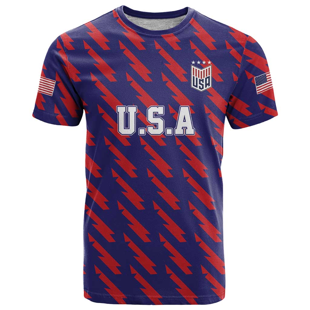 Custom World Soccer 2026 USA T Shirt Road To Glory Bring It Home - Wonder Print Shop